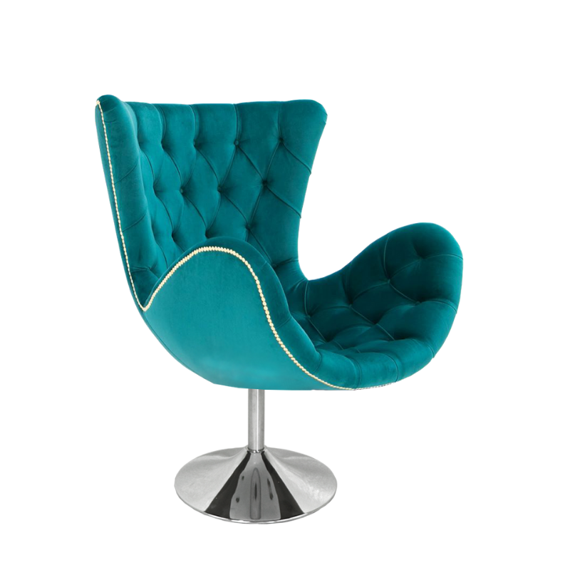 Chaise King Capitone - Couleur Petrol