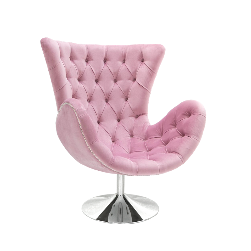 Chaise King Capitone - Couleur Pink